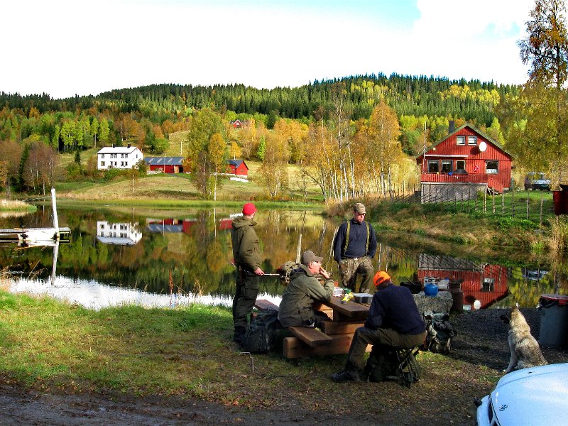 IMG_2904.JPG - Kaffekoking er lagt til gapahuken ved Snustaddammen