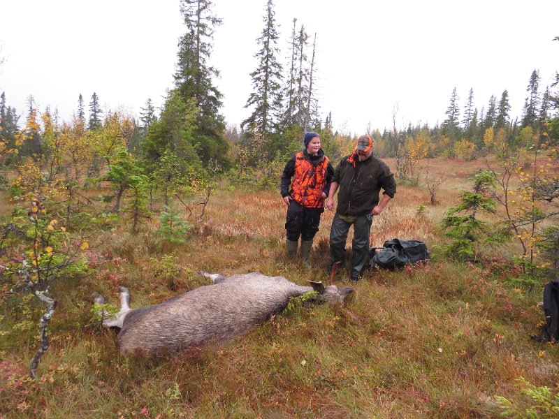 Img_1554.jpg - Sverr og Frode var de første gratulanter på oksefallet